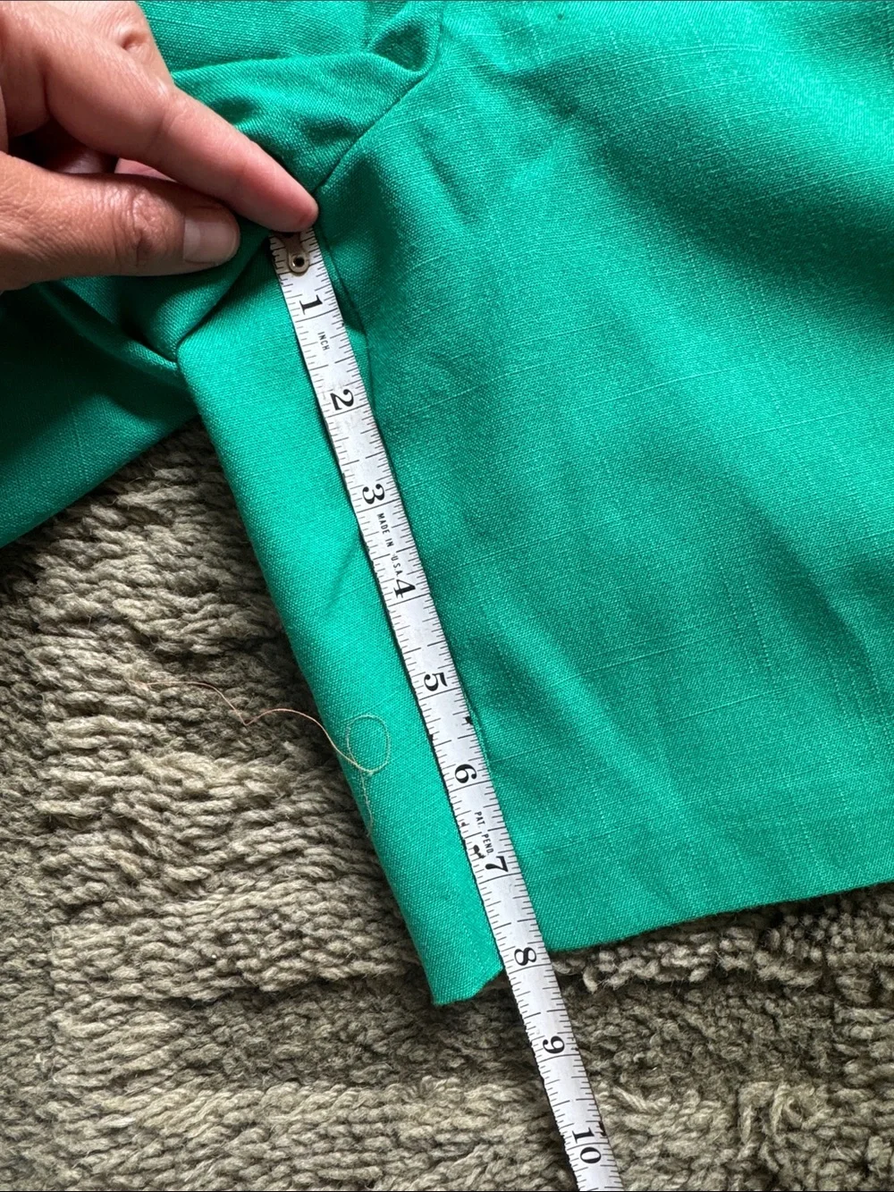 High-Waist green Women's Shorts
